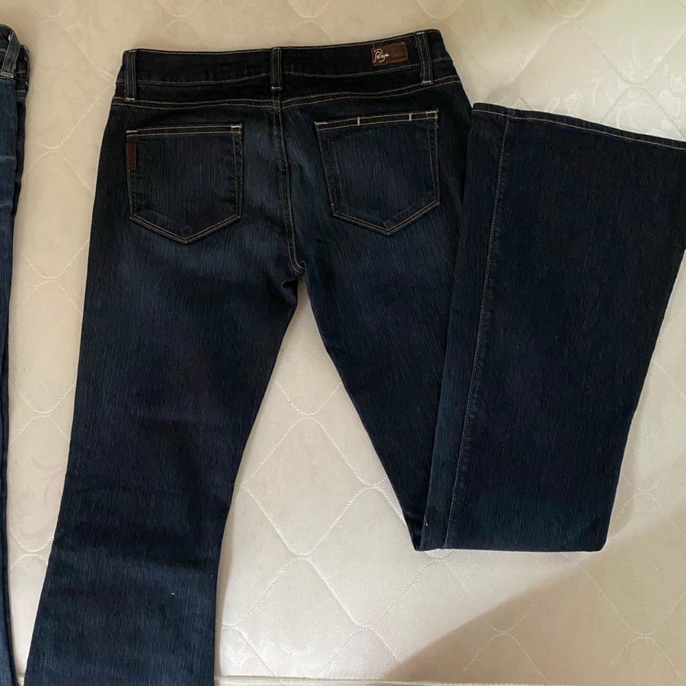 BNWOT Paige Denim Dark wash "Canyon Flare"